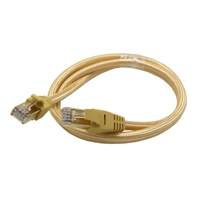 

Six types of flat network cable CAT6 finished products pure copper Gigabit network jumper SBS05