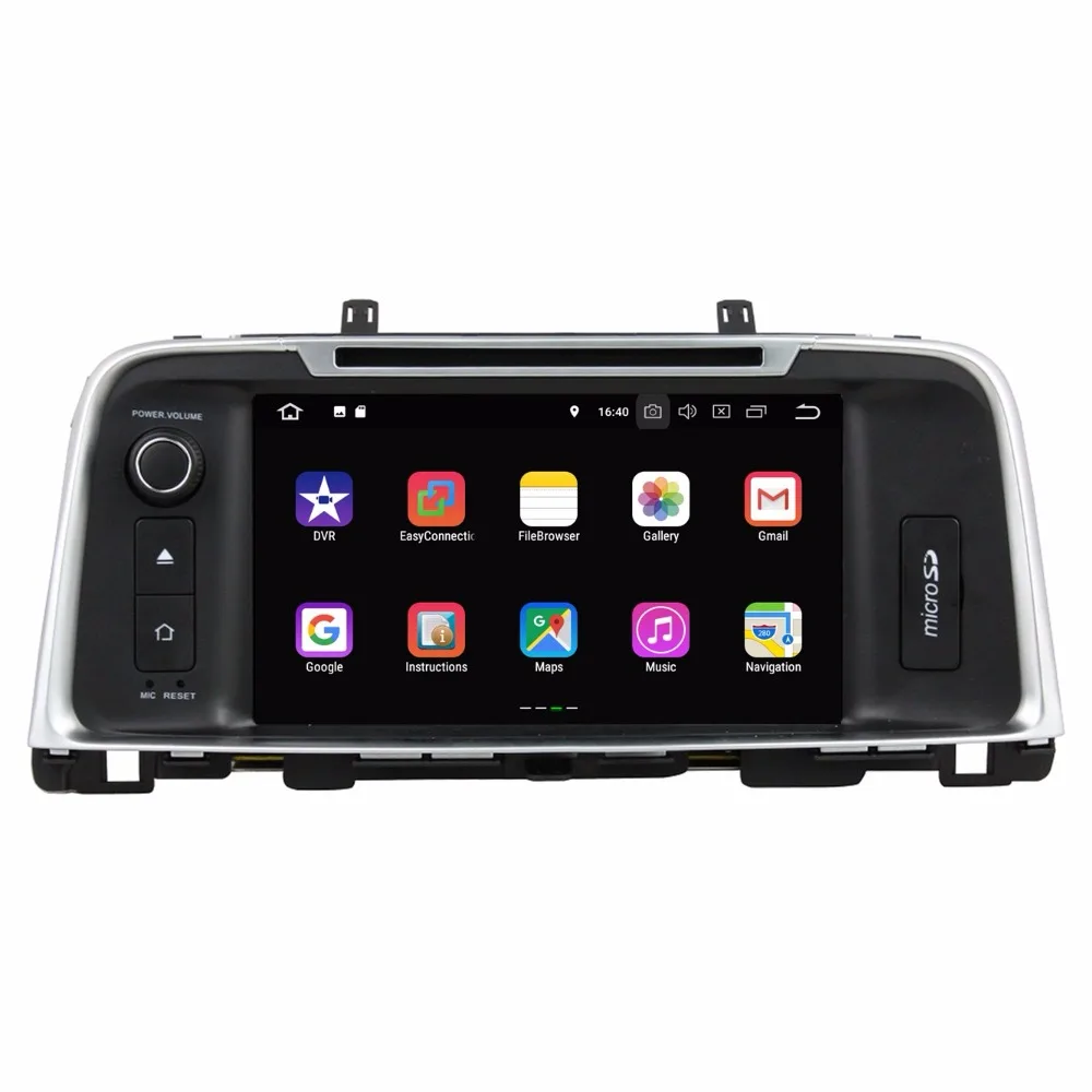 Discount Android 8.1 Quad Core 8" Car radio dvd GPS Multimedia Player for Kia K5 Optima 2015 2016 With Bluetooth WIFI Mirror-link USB DVR 2