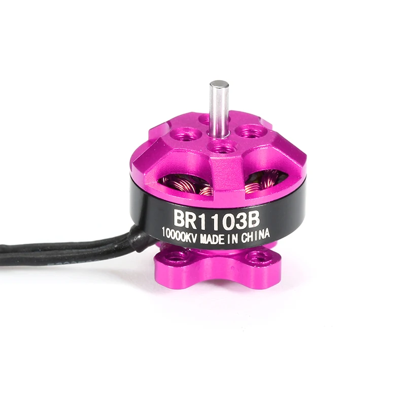 Высокое качество Racerstar Racing Edition 1103 BR1103B 8000KV 10000KV 1 3S бесщеточный мотор розовый для 50