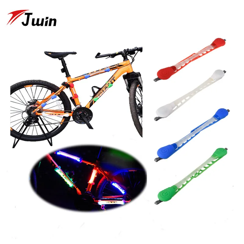 

Cycling Accessories Safety Spoke Light Strip Tape Light Battery Bicycle Light LED Bike Lamp Bike Frame Decorative Lantern