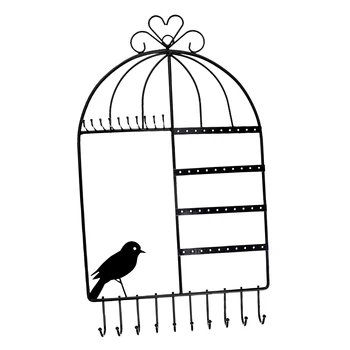 

Bird-cage Shape Jewelry Display Rack For Necklace Display Jewelry Organizer