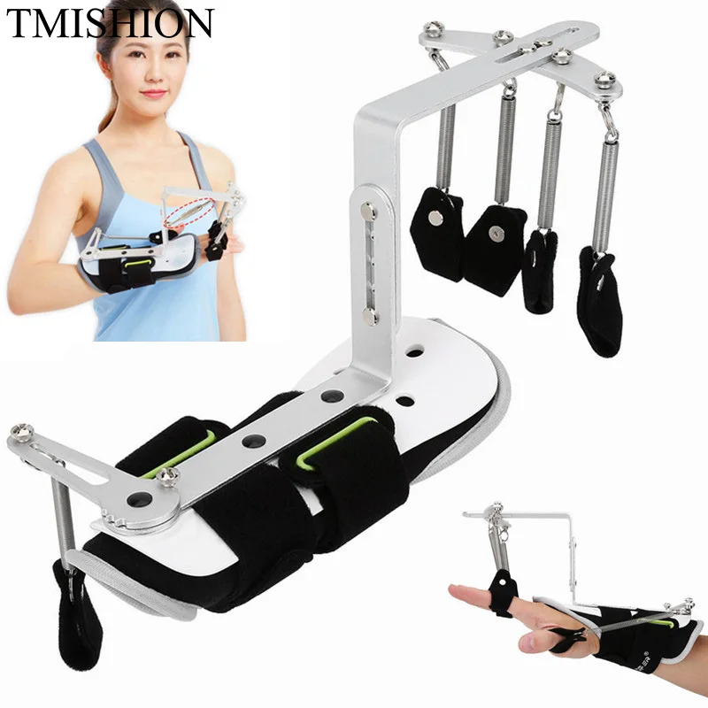 

Finger Splint Protector Orthotics Medical Hand Rehabilitation Training Joint Brace for Stroke Hemiplegia Patient Tendon Exercise