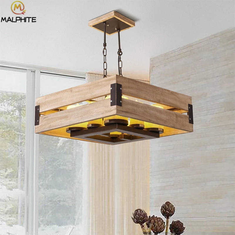 

Novelty Wooden Candle Pendant Lights Nordic modern cafe Deco Fixtures Lighting Living Room Luminaires Hanging Pendant Lamp