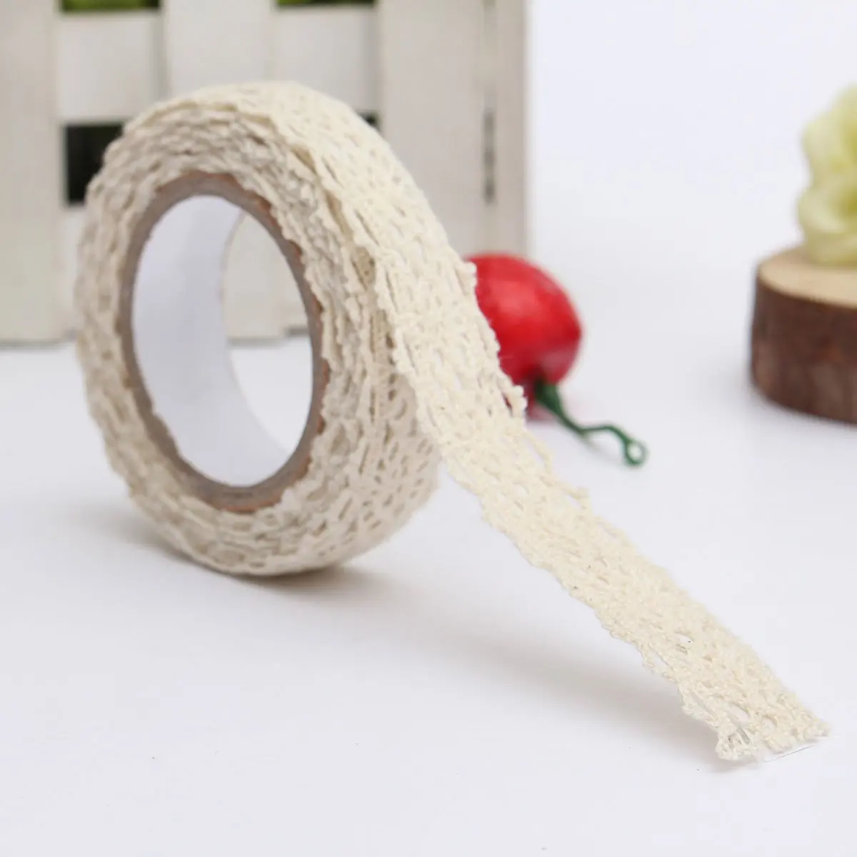 Decoration band lace ribbon fabric tape Christmas wedding border gift Decoration band lace ribbon fabric tape Christmas wedding border gift