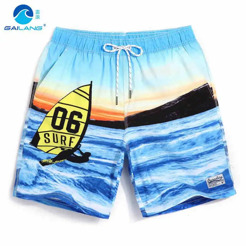 

GL Brand New Quick Drying Men's Swimming Shorts Water Sportswear Mens Jogger Short Athletic Swim Surf Board Plus Size Man Shorts