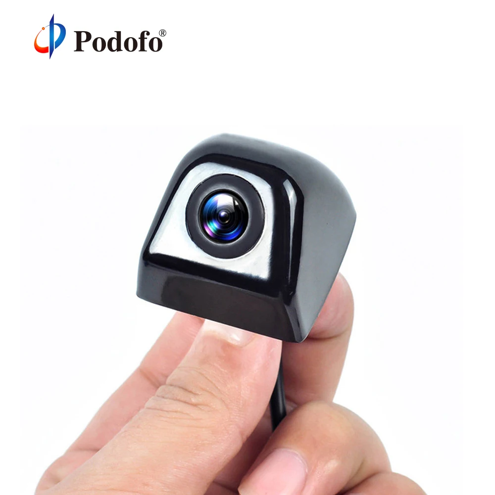 

Podofo Rear View Camera 170 Degree Viewing Angle Universal IP67 Waterproof HD For Car Backup Camera RV Truck (Black)