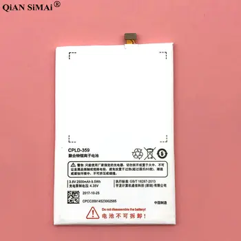 

High Quality CPLD-359 2500mAh battery For Coolpad E501 phone CPLD359