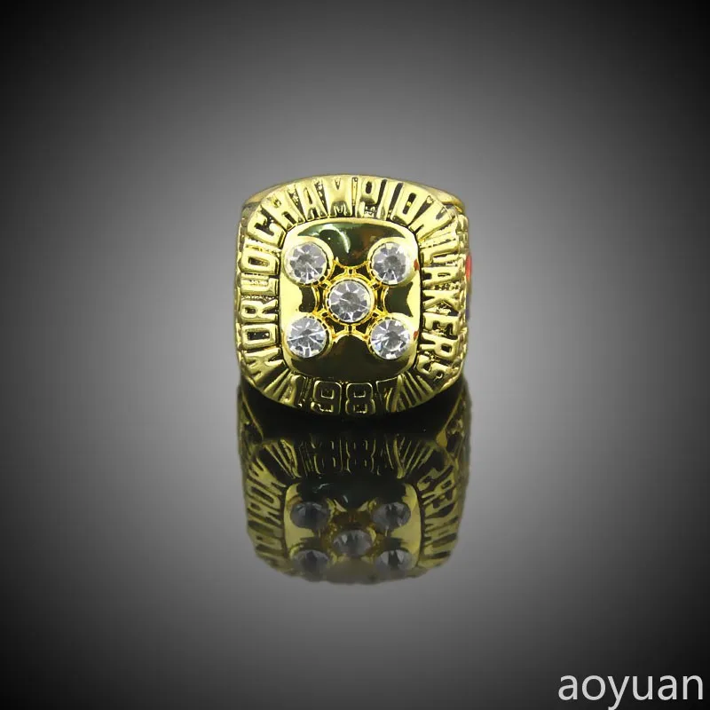 aoyuan Championship rings,1987 Los Angeles Lakers Basketball Championship ring , sports fans ...