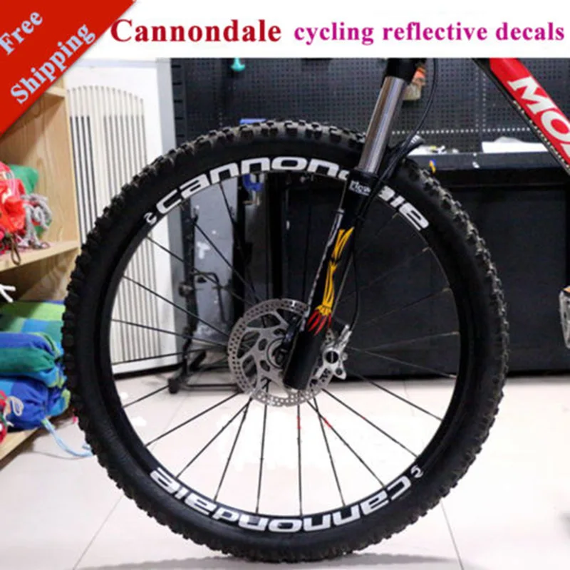 

Bike Rim Decals 17 Decals MTB Two Wheel Set Stickers for 26er 27.5er 29er Inch Cannondal E Race Cycling Decals Free Shipping