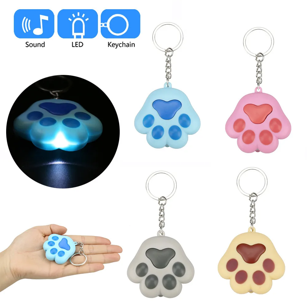 

Cute Cartoon Mini Palm Keychain With LED Light And Sound Keyfob Kids Toy Gift led toys for kids juguetes navidad toys #W20