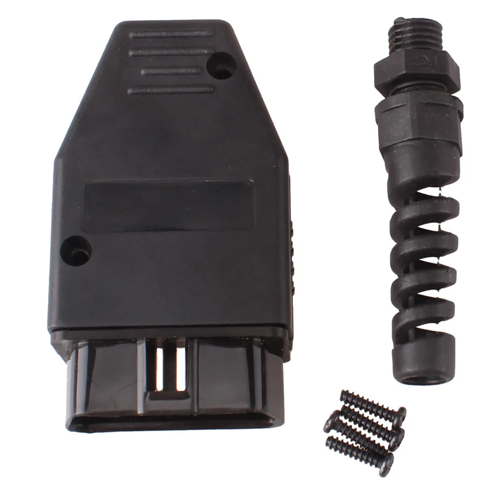 Высокое качество универсальный 16 pin EOBD2 OBDii OBD II OBD2 J1962 разъем штекер Адаптер 1 шт |