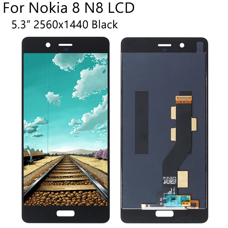 Качество AAA для Nokia 8 7 6 5 3 2 ЖК дисплей сенсорный экран дигитайзер сборка N8 N6 N7 N5 N3 N2