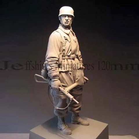 

1:16 Resin Figure Bust Model Paratroopers Military War Soldier 158