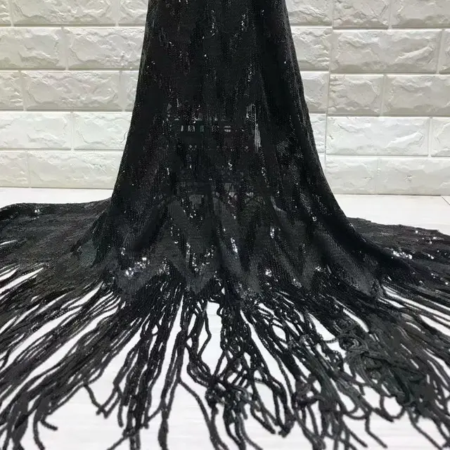 sequence fabric gown