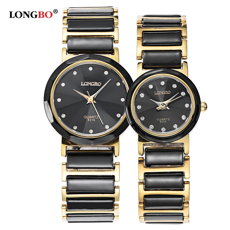 

LONGBO Brand Men Women Lovers Brief Casual Unique Quartz White Ceramic Wrist Watches Luxury Watch Relogio Feminino Montre Femme