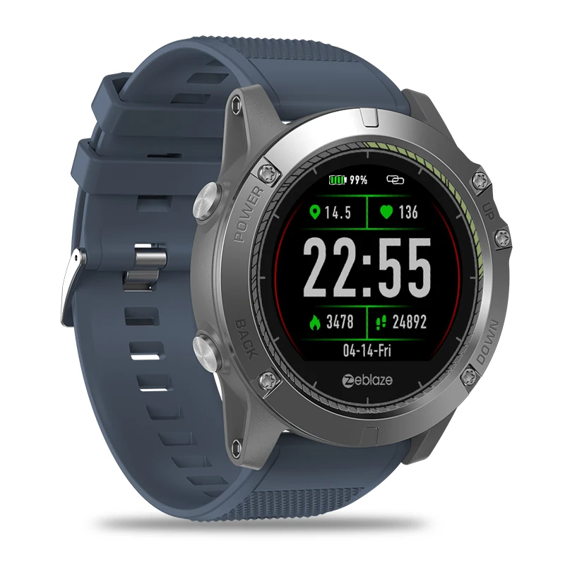 Новый Zeblaze VIBE 3 HR ips цветной дисплей спортивные умные часы монитор сердечного