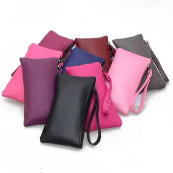 

eTya Women Day Clutches Wristlet Bag PU Leather Coin Purse Female Long Wallet Money Bag Korean Card Key Holder Cell Phone Pocket