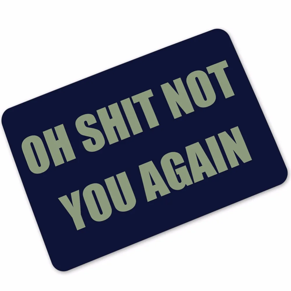 2019 New Rubber Humorous Welcome Doormats Outdoor Funny Sign Home