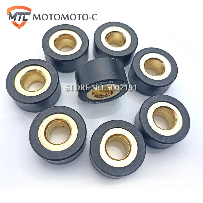 

motorcycle / scooter AN400 variator weight roller clutch pulley driven bead for Suzuki Burgman Skywave 400cc AN 400 parts (8pcs)