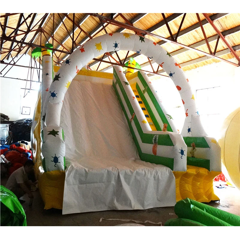 

Commercial inflatable land slide inflatable land drop slide
