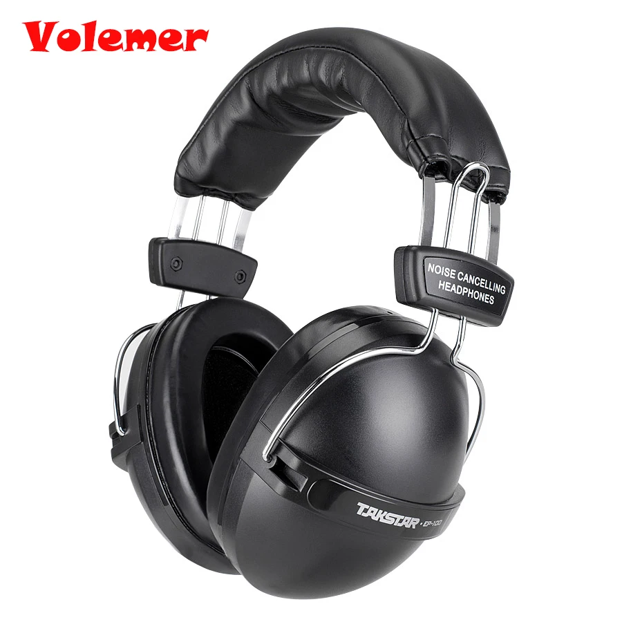 

Original Takstar EP100 Noise Cancelling Headphones earphones anti noise Headset/headphone protect for shooting factories airport