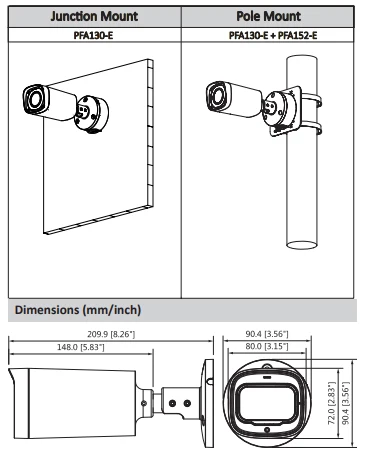 Dahua 4MP POC Bullet Camera HAC HFW1400R Z IRE6 HDCVI с 2 7 12 мм моторизованным объективом DC12V Smart IR