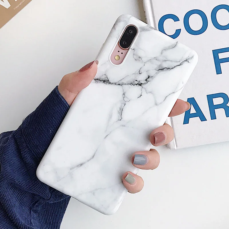 Чехол FLYKYLIN Marble для Huawei P30 Lite P20 Pro Mate 20 Mate 30 Lite, задняя крышка на Nova 3e 5i Pro, мягкий IMD силиконовый чехол для телефона - Цвет: Style 3