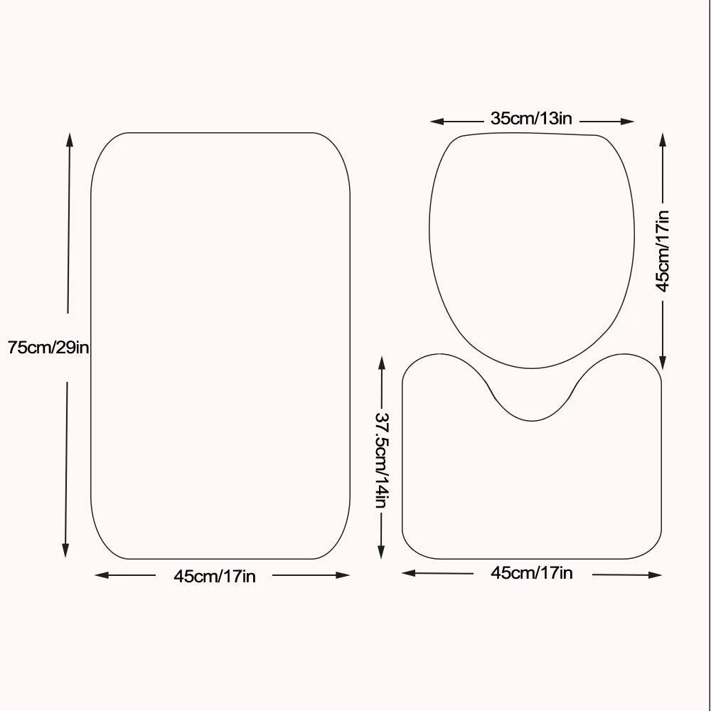Комплект из 3 предметов, Санта-Клаус, Туалет Seat Обложка ковер Ванная комната набор нарядное Санта-Клаус, Туалет Seat Обложка нескользящий коврик рождественские украшения для дома# 40gy