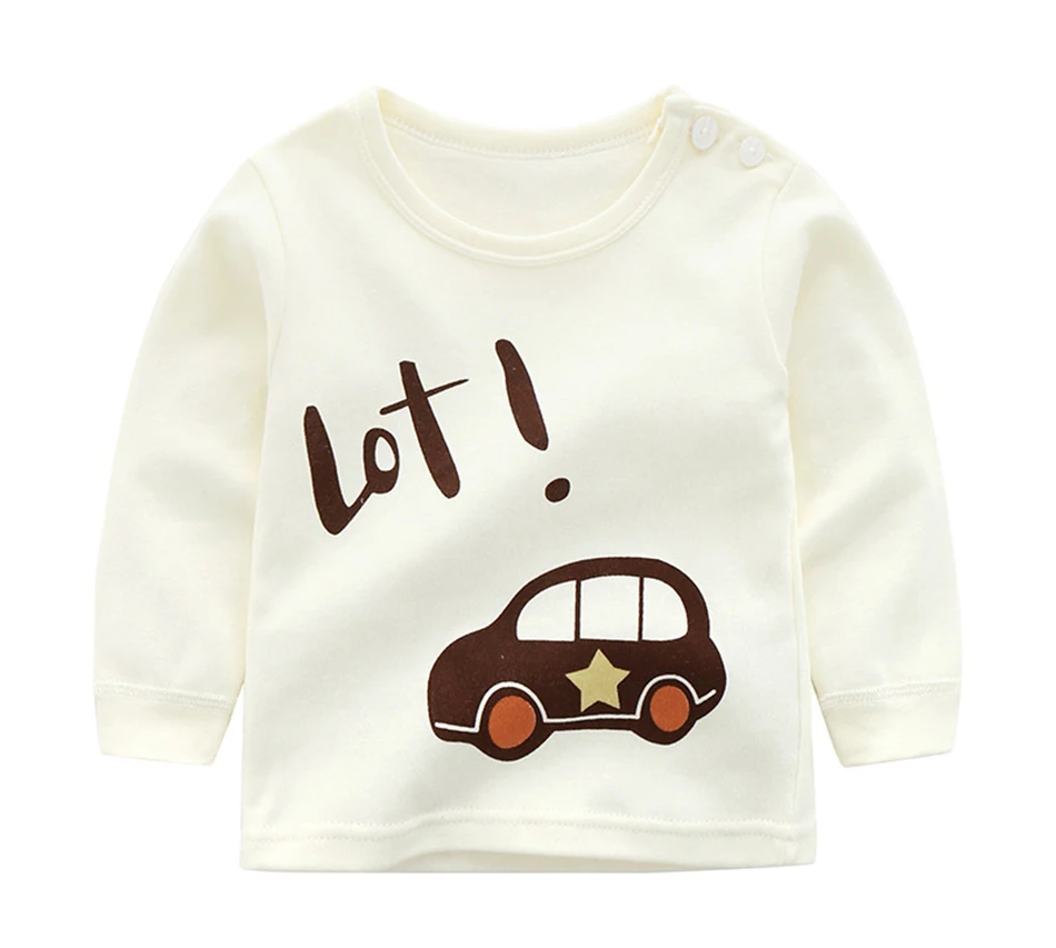 Новые осенние брендовые футболки для маленьких девочек и мальчиков детская весенняя одежда детская футболка костюм с принтом кролика футболки с длинными рукавами