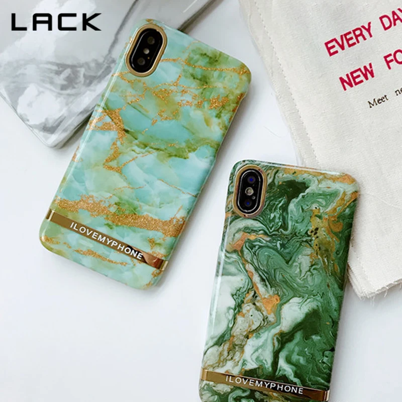 LACK Emerald Green Marble Phone Case For iphone 7 6 6s 8 Plus Vintage