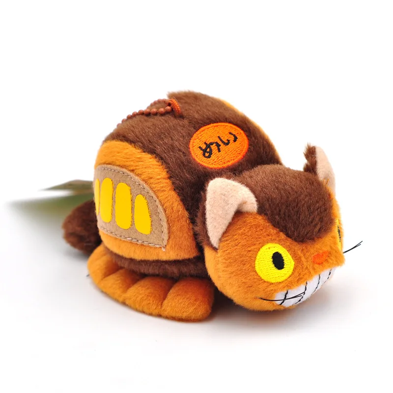 

1X Kawaii 8 Cm Bus Totoro Plush Stuffed Toy Doll-Quality Delicate Totoro Children 'S Party Gift Keychain Plush toy Doll Water Wa