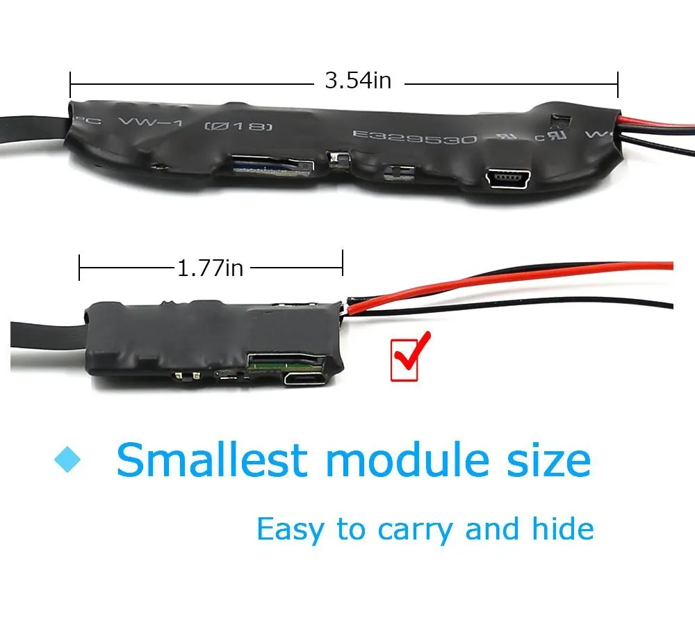 HBUDS P2P мини камера HD 1080P wifi сетевая DIY беспроводной модуль камеры с активированным