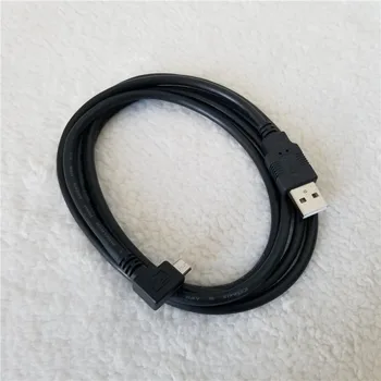 

100pcs/lot Micro USB Right Angle to USB Type A Male to Male Data Extension Cable for Sumsung XiaoMi Huawei Phone Black 1.5M