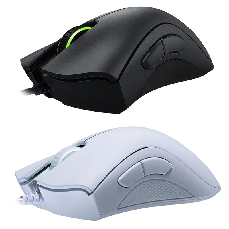 Mouse com Fio Razer Original Deathadder Essencial com Fio Gaming Mouse Mice 6.400 Dpi Sensor Óptico Botões Independentes para Laptop pc Gamer - Imagem 5