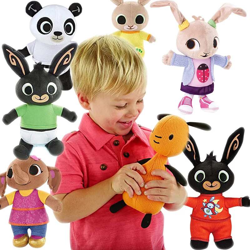 Оригинальная плюшевая игрушка bing sula flop hoppety voosh pando кролики Коко кукла peluche куклы