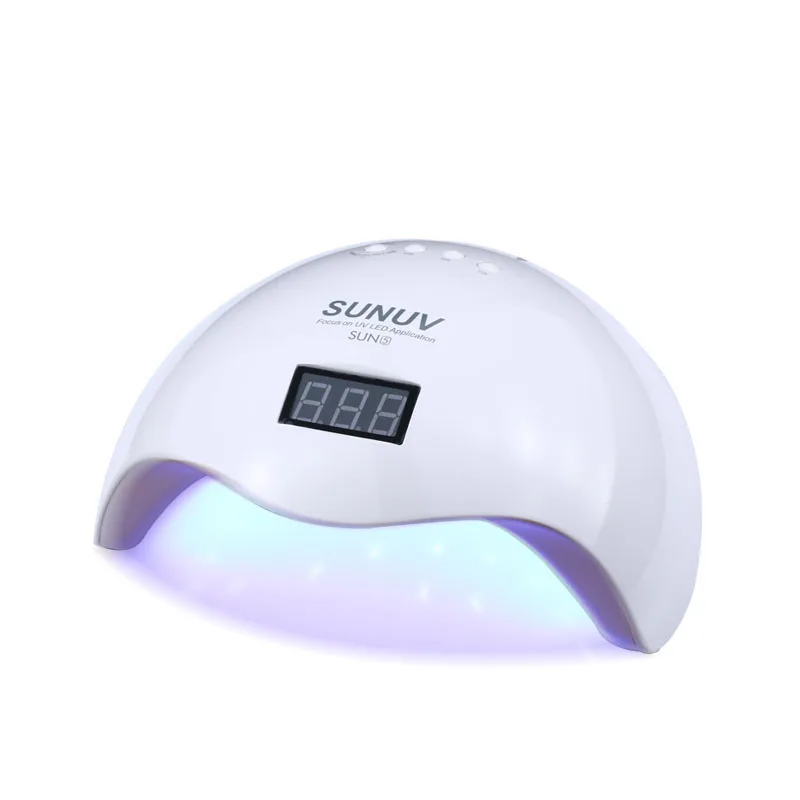 

UV Led Nail Lamp 48W Sun5 with LCD Timer and Bottom Makeup Nail Dryer Polish Machine for Curing Nail Art Tools