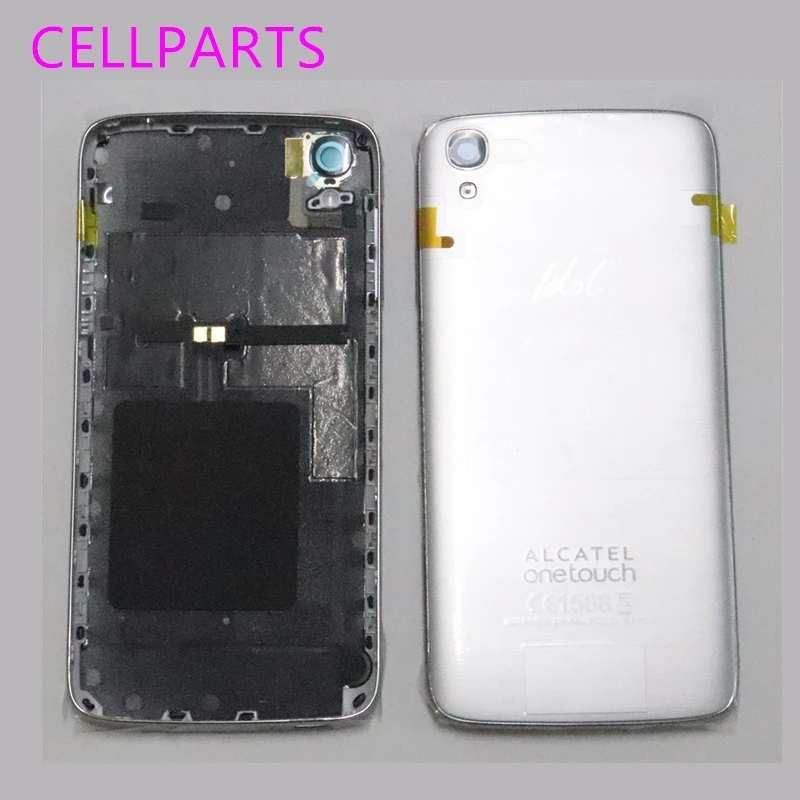 Для Alcatel One touch Idol 3(4,7) 6039 OT6039 6039A 6039K 6039Y Крышка батарейного отсека с NFC задняя крышка Корпус чехол