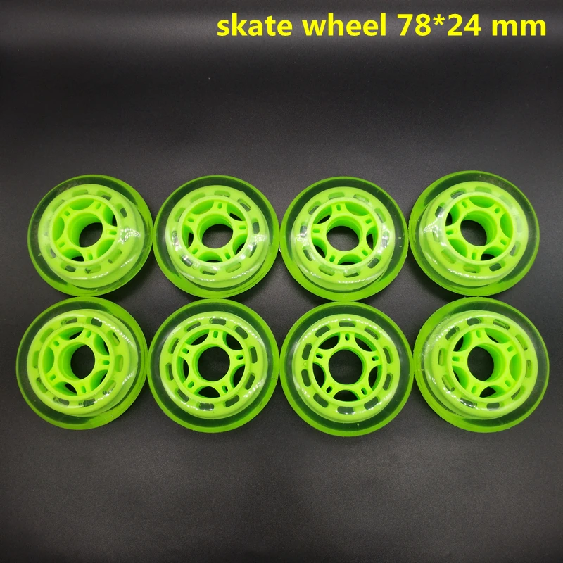 شحن مجاني تزلج عجلة الأسطوانة عجلة 78*24 MM mm abec-9 78x24mm