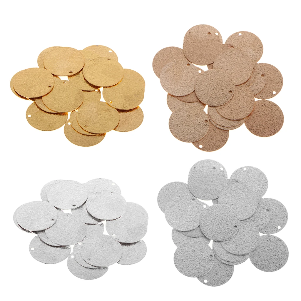 20 шт латунные пустые монетные шармы с тиснением бирки Подвески Поиск 20 мм