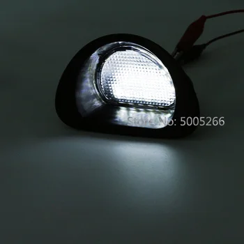 

2pcs Car LED License plate lights For Peugeot 107 CITROEN C1 Canbus Auto Tail License plate lights White