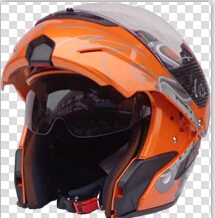 

Free shipping authentic MRC 309 motorcycle helmet full helmet visor exposing lens wear and / orange / gunman