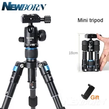 Portable Lightweight Aluminum Camera Tripod Compact Flexible Foldable Desktop Mini Tripod with Ball Head For Sony Nikon Canon