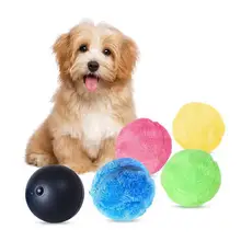 Magic Roller Ball Dog Cat Toy Activation Automatic Ball Chew Plush Floor Clean Toys Electric font