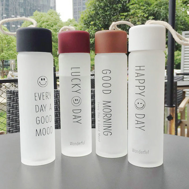 Download 360ml Frosted Water Bottle Water Drinking Multi Color ...