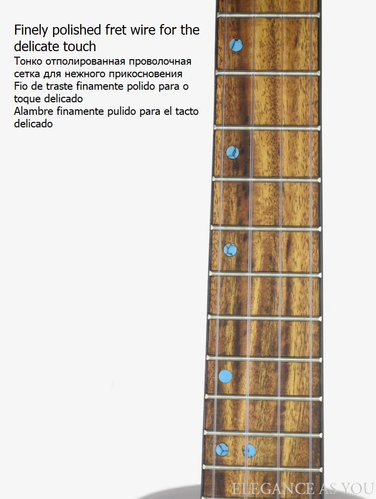 Полностью твердая древесина, 26 дюймов, звукосниматель, гавайская гитара, уровень производительности, укулеле, яркая укулеле, домашняя игра, 26 дюймов, укулеле
