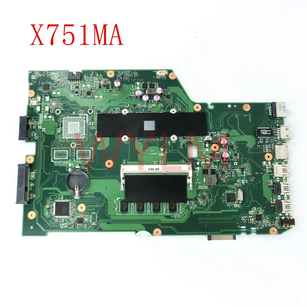 

free shipping X751MA N3540 CPU mainboard For ASUS X751M X751MA X751MD K751M K751MA R752M Laptop motherboard 100% TESTED FULLY