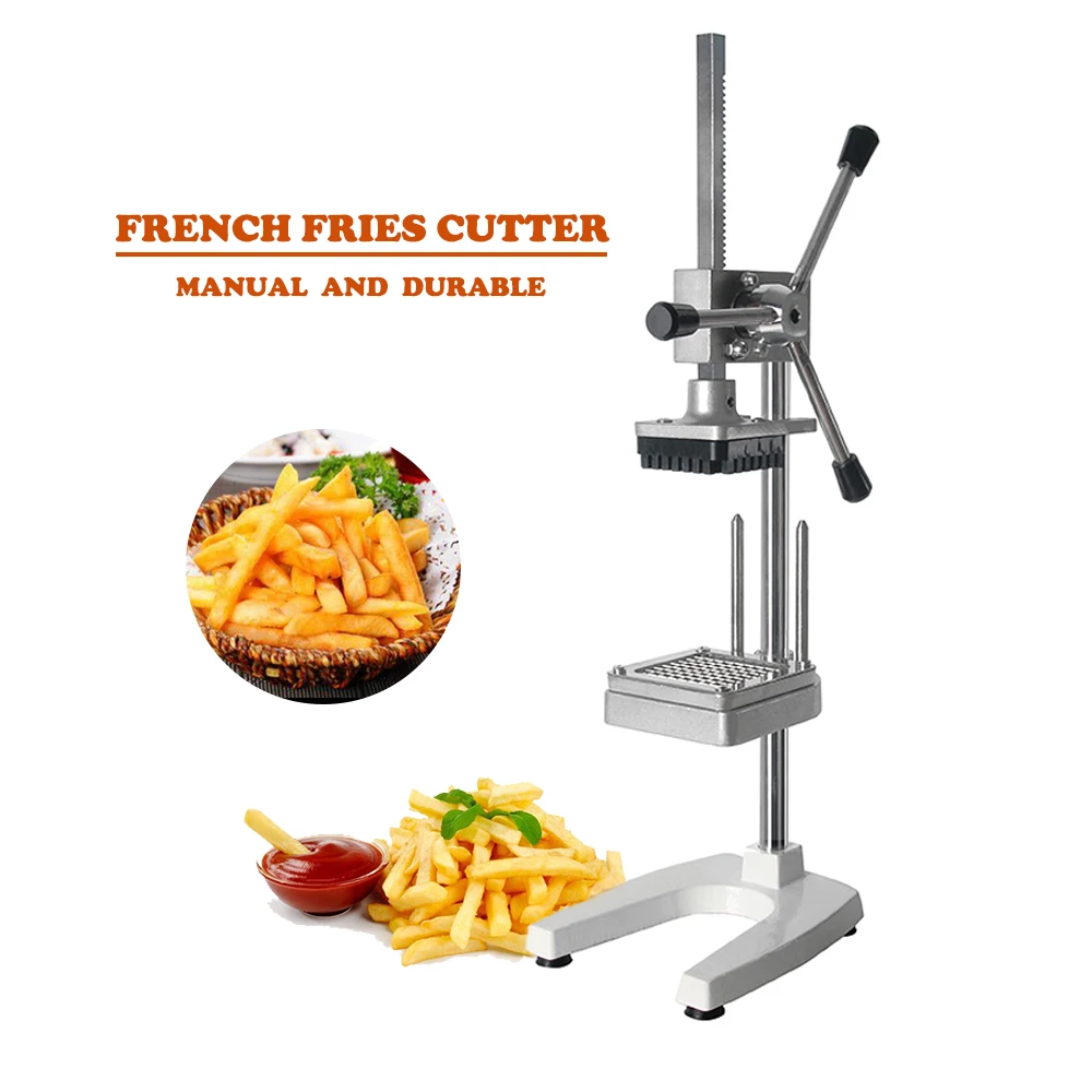  GZZT Commercial Manual French Fry Cutter Potato Chips Strip Cutting Machine Maker Slicer Gadgets Ki - 32978668898