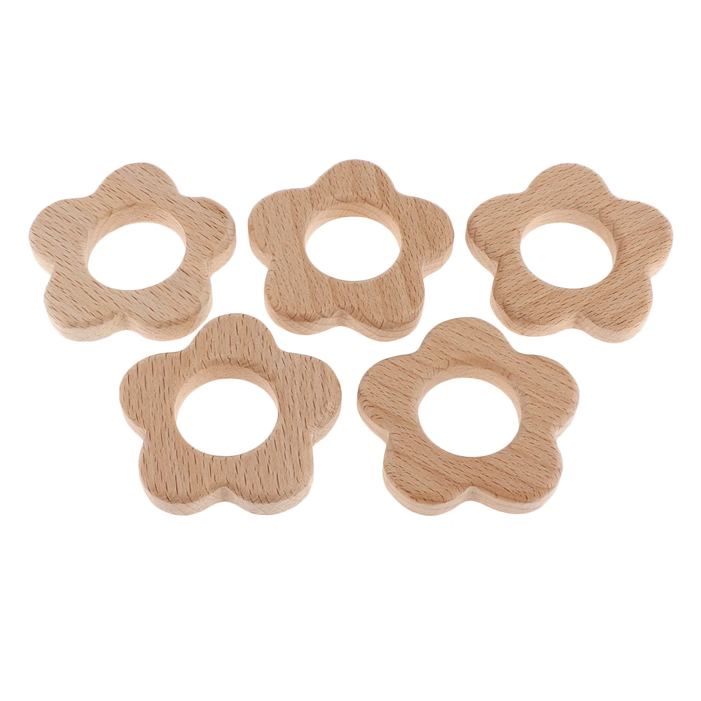 5Pcs Mixed Wooden Cutouts Wooden Shapes, Beech, Craft Shape, Embellishments, Decoration, Scrapbooking, DIY Art Wood Craft Pieces