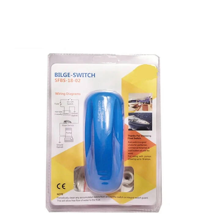 

SEAFLO Float Switch 18 Amp 12V-24V DC Automatic Electric Bilge Water Pump Switch