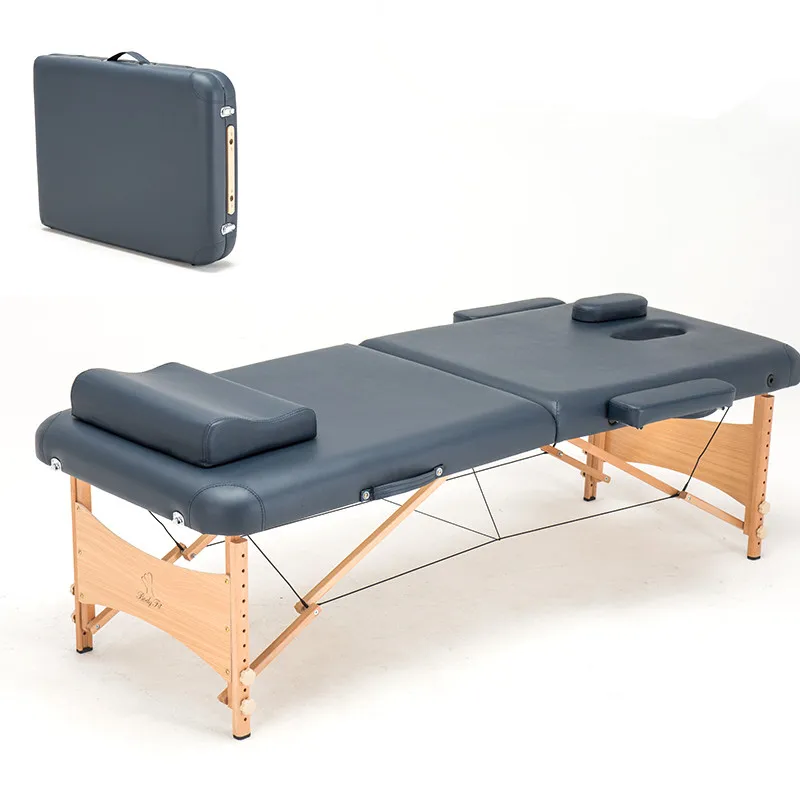 Online kaufen groÃhandel holz massagebett aus china holz ... Bett tisch mit kissen